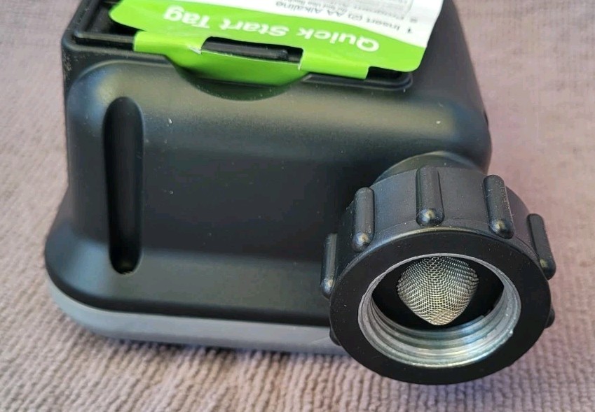 Raindrip R675CT Automatic Irrigation Timer w/ Y-Splitter & Filter – New Open Box