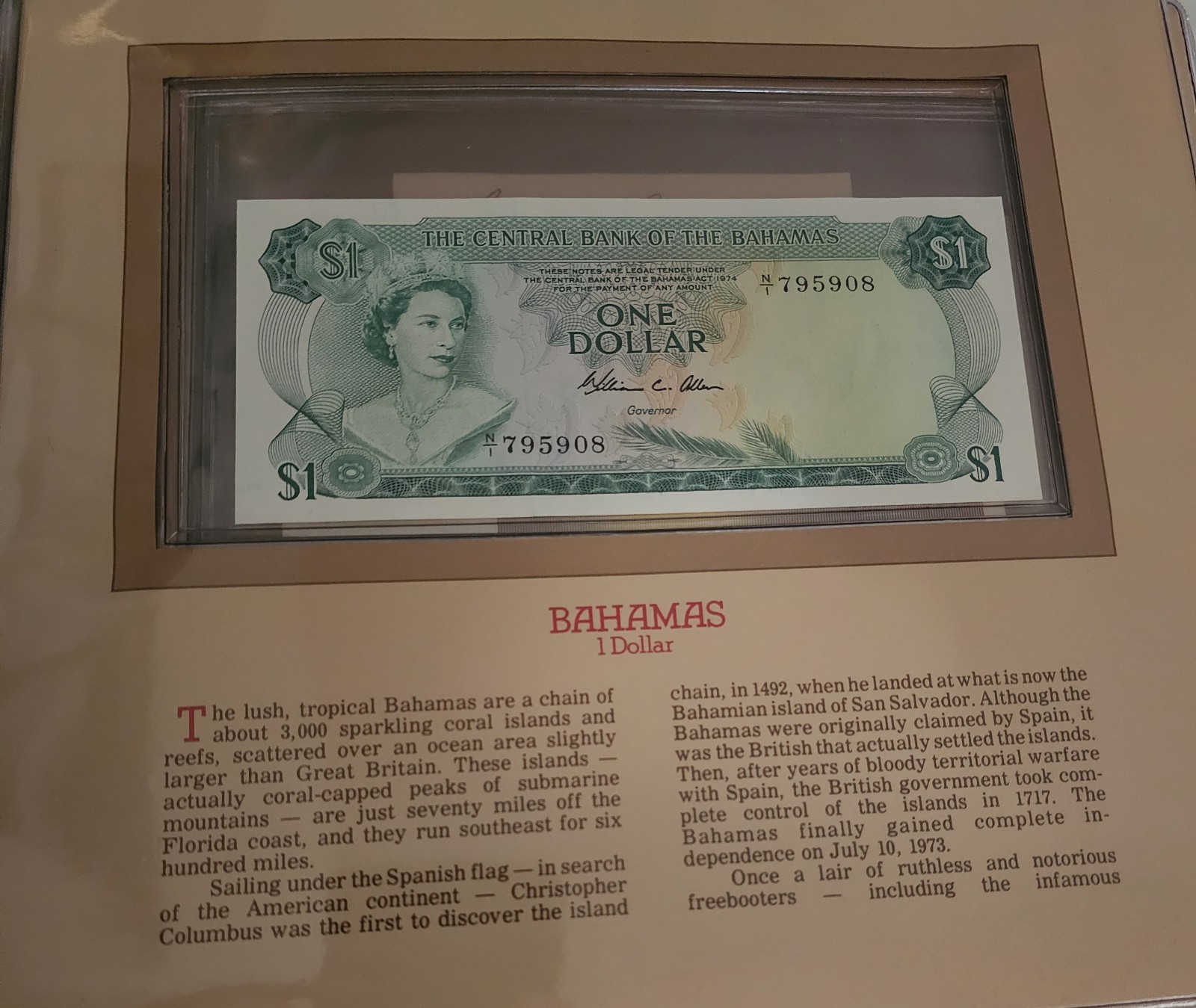 Most Treasured Banknotes of the World album of 50 Notes - All CU