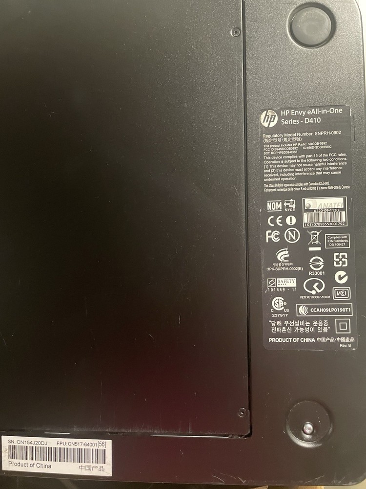 HP Envy Printer eAll-In-One Series- D410