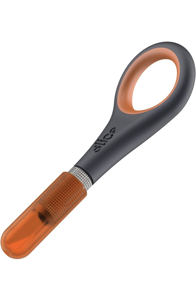 Slice Precision Knife, Finger Grip for Precision and Control, Safe Ceramic Blade