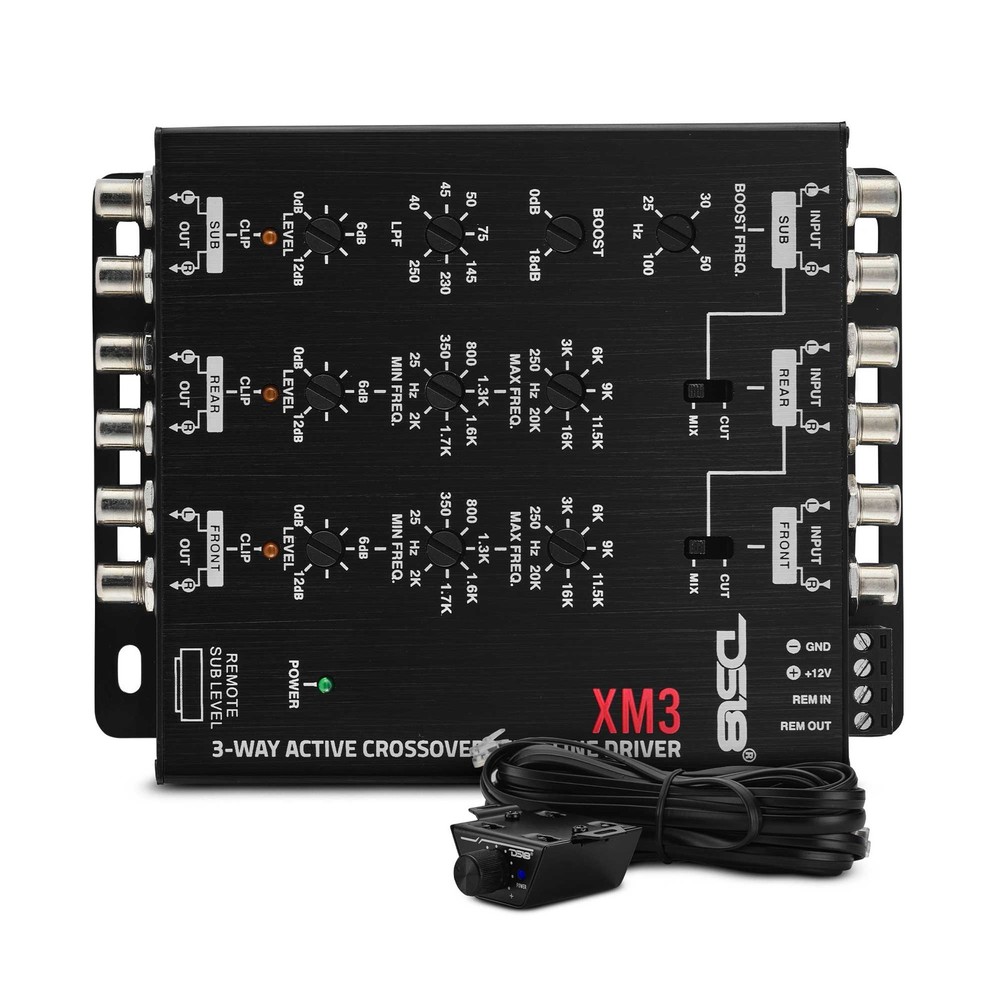 DS18 XM33-Way Active Crossover with Line Driver