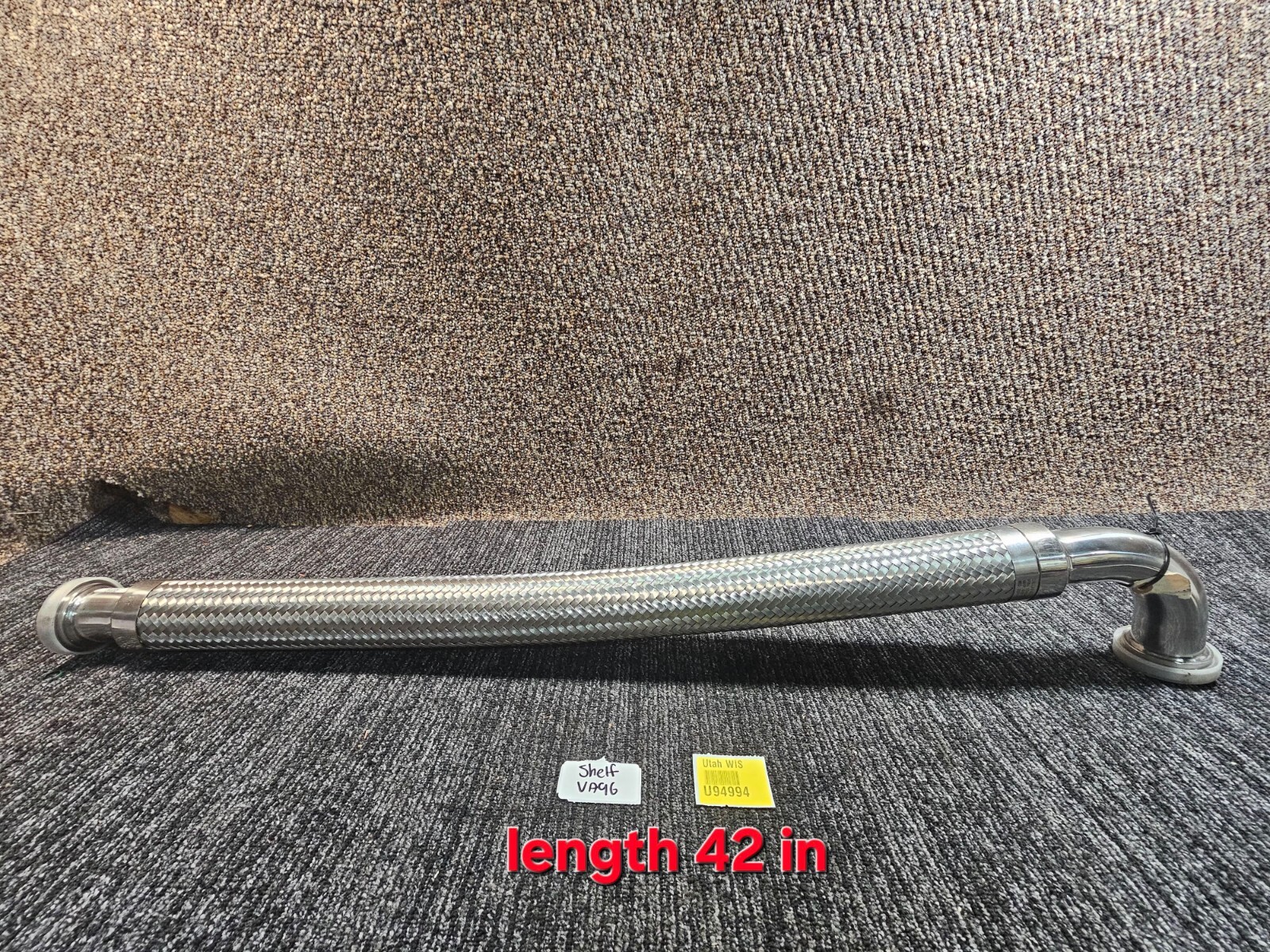 DELAFIELD 1046494 REV B 2" X 42" SOLAR TURBINES METAL FLEX HOSE 650 PSIG