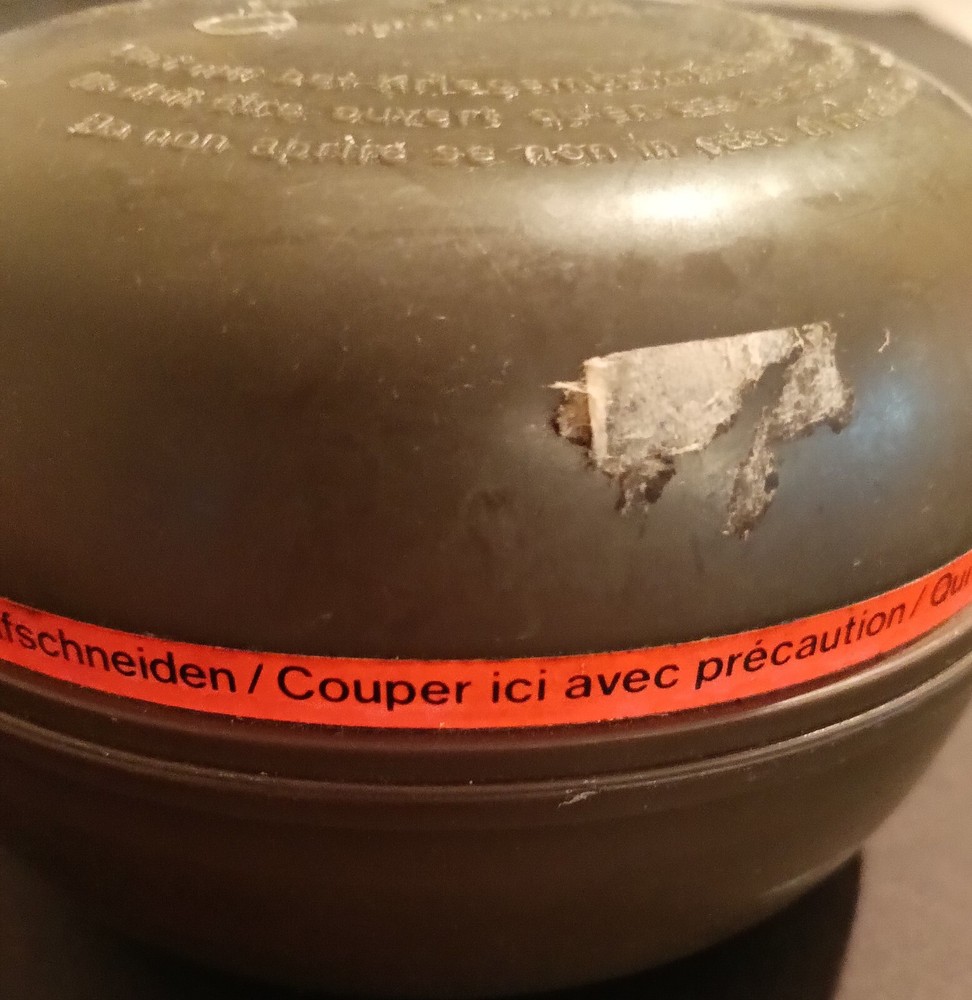Gas Mask Filter Replacement ABC Schutzfilter 74 New Sealed In Container German