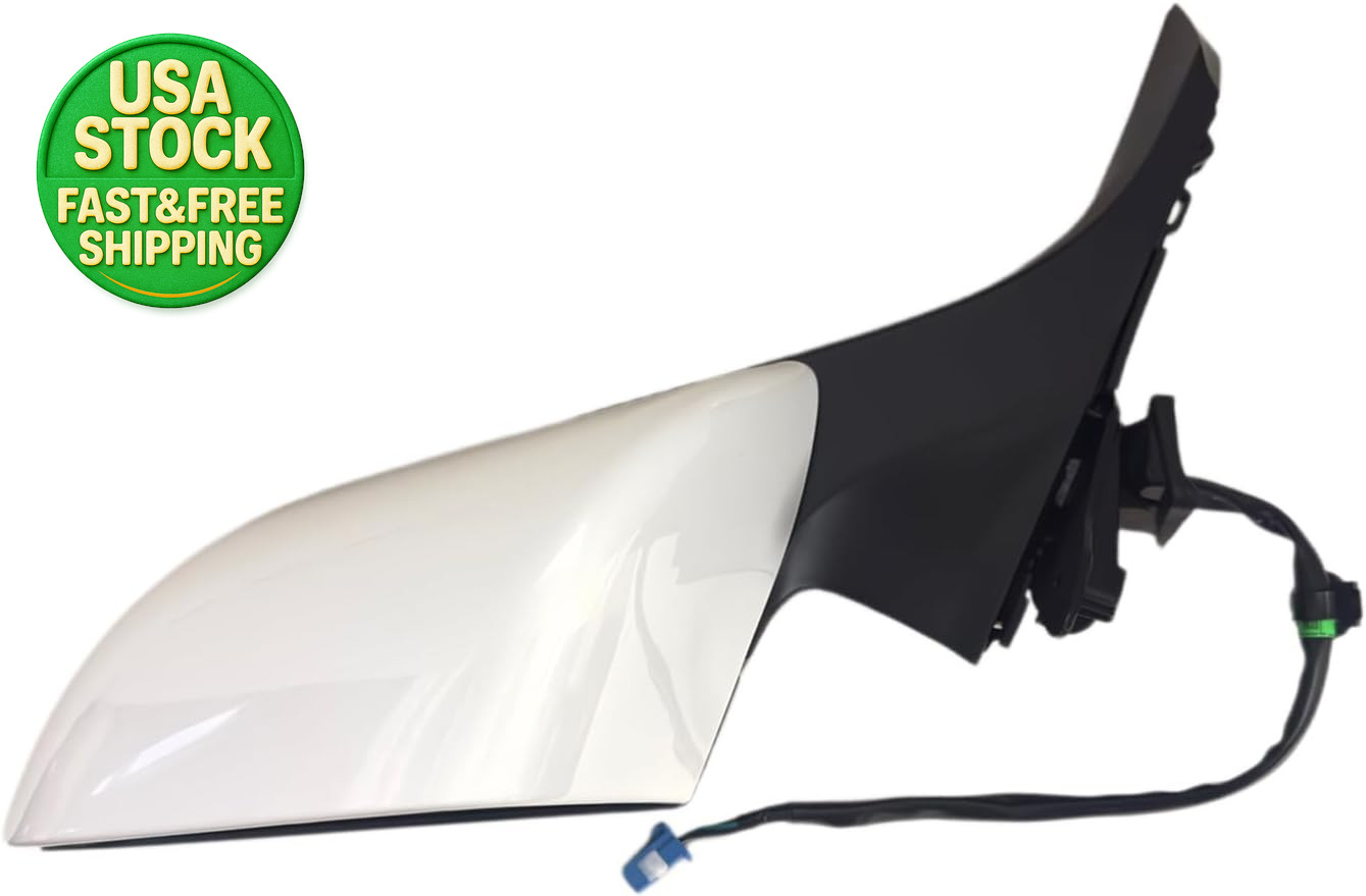 Left Driver Side Mirror for Tesla Model 3 2017-2025 Power Fold Heated Memory Whi