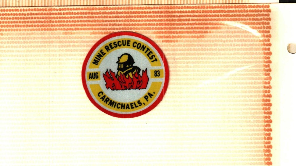 NICE PA. MINE RESCUE  COAL MINING STICKER # 101
