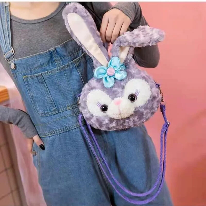 New Plush Stella Lou Rabbit head Bag Shoulder Bag Cases Wallets Coin Purses Bags