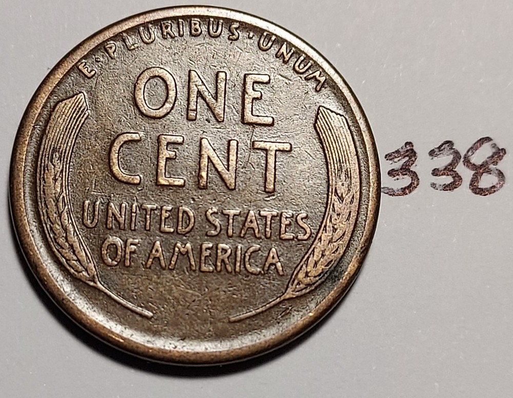 1916-S Lincoln Wheat Cent #338