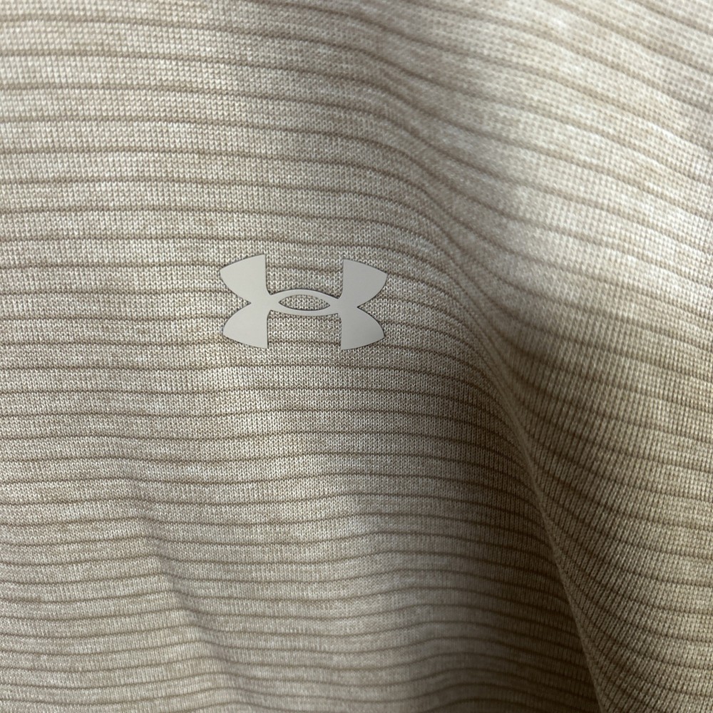 Under Armour Golf Storm 1/4 Zip Pullover 3XLT Tan ColdGear EUC