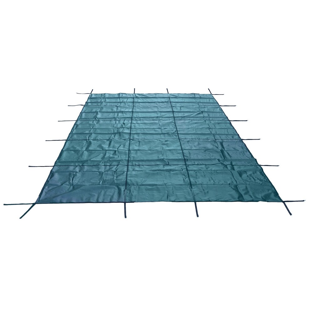 LABLT Inground Pool Cover Safety For Rectangle Swimming , Mesh Solid Pool Cover