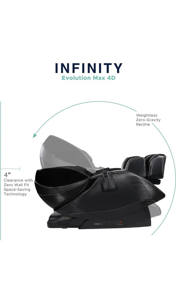 Infinity Evo Max 4D Massage Chair - Black
