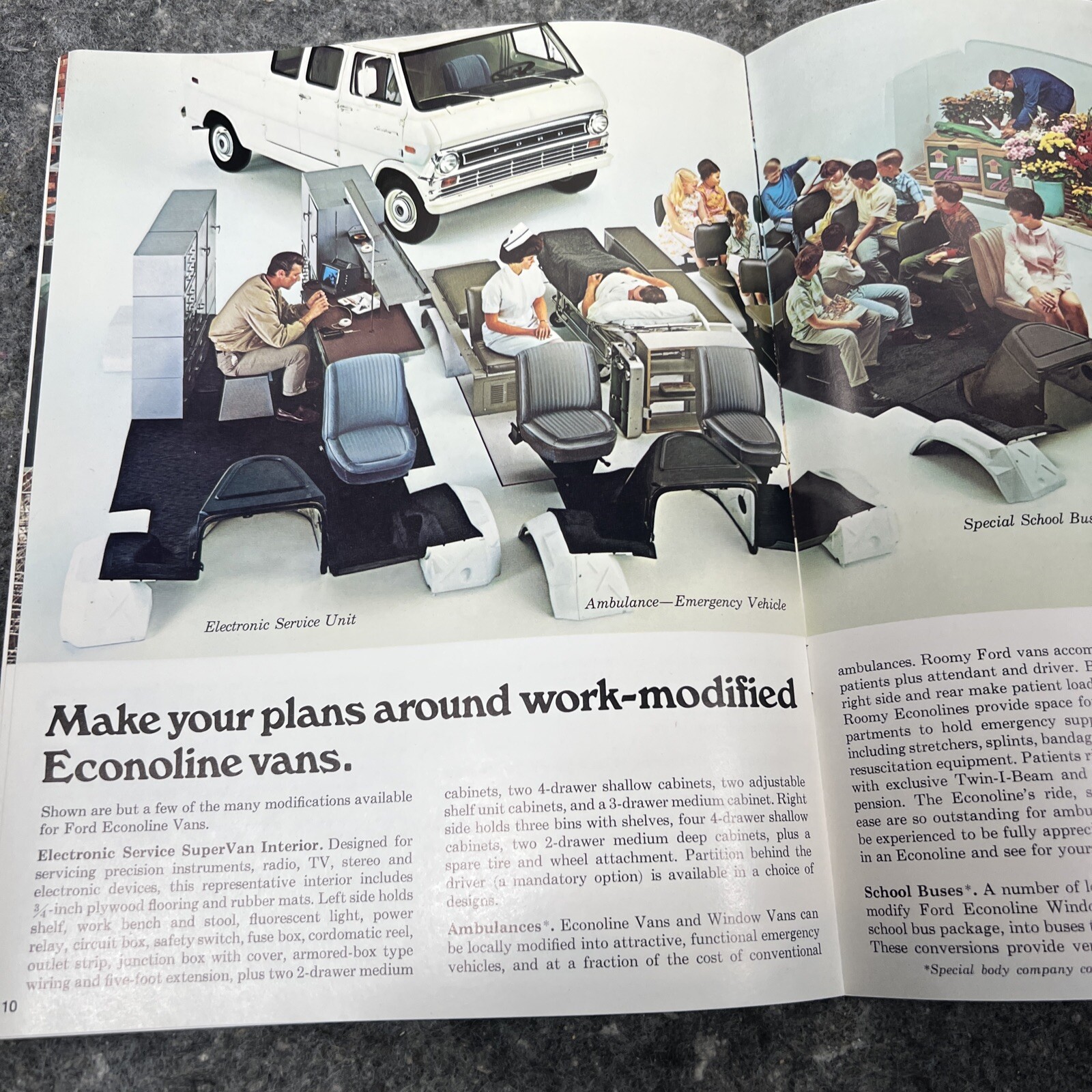 1971 Ford EconoLine Vans Sales Brochure