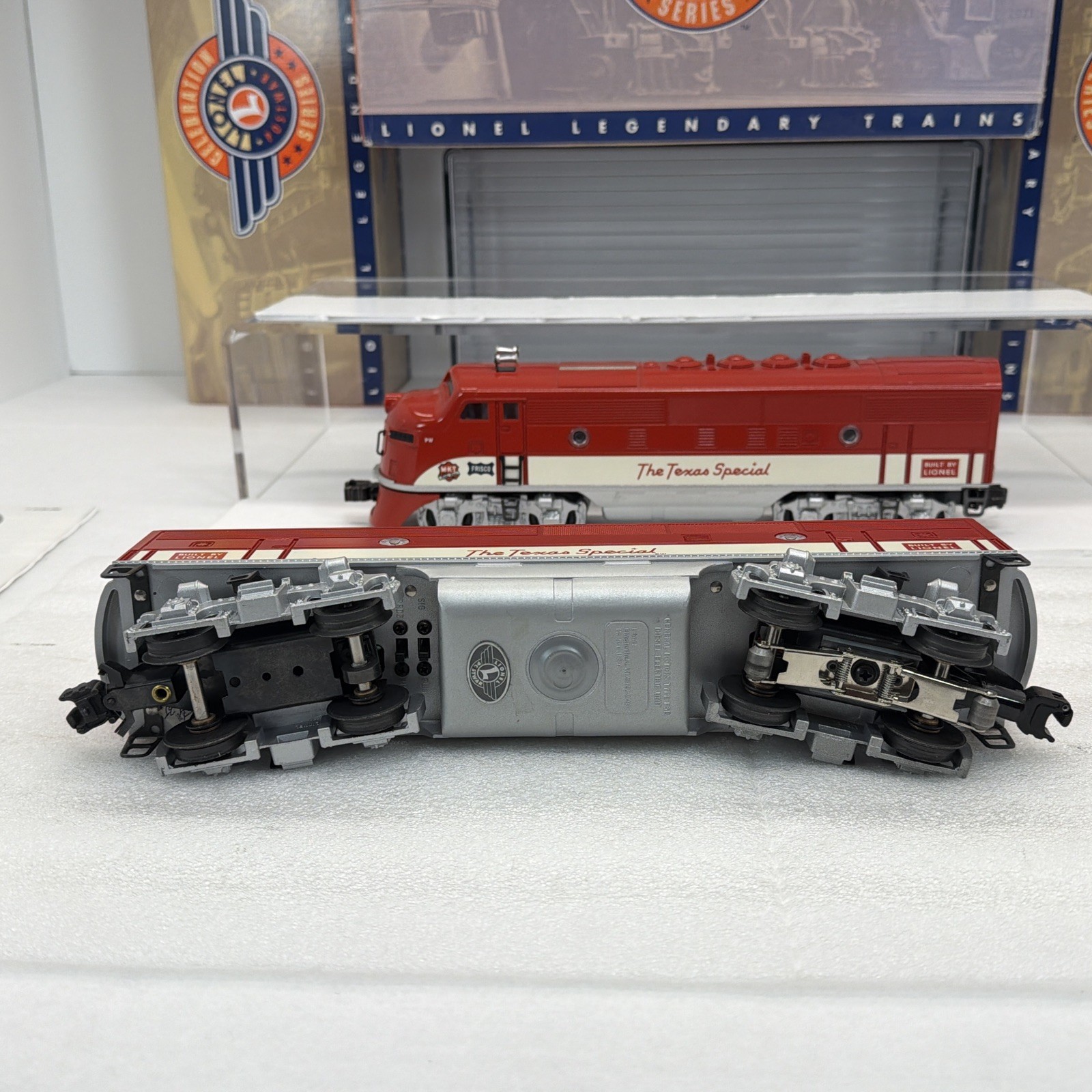 Lionel PWC TMCC 6-38100 Texas Special MKT F-3 AB Diesel Set O Gauge Used 2245 RS