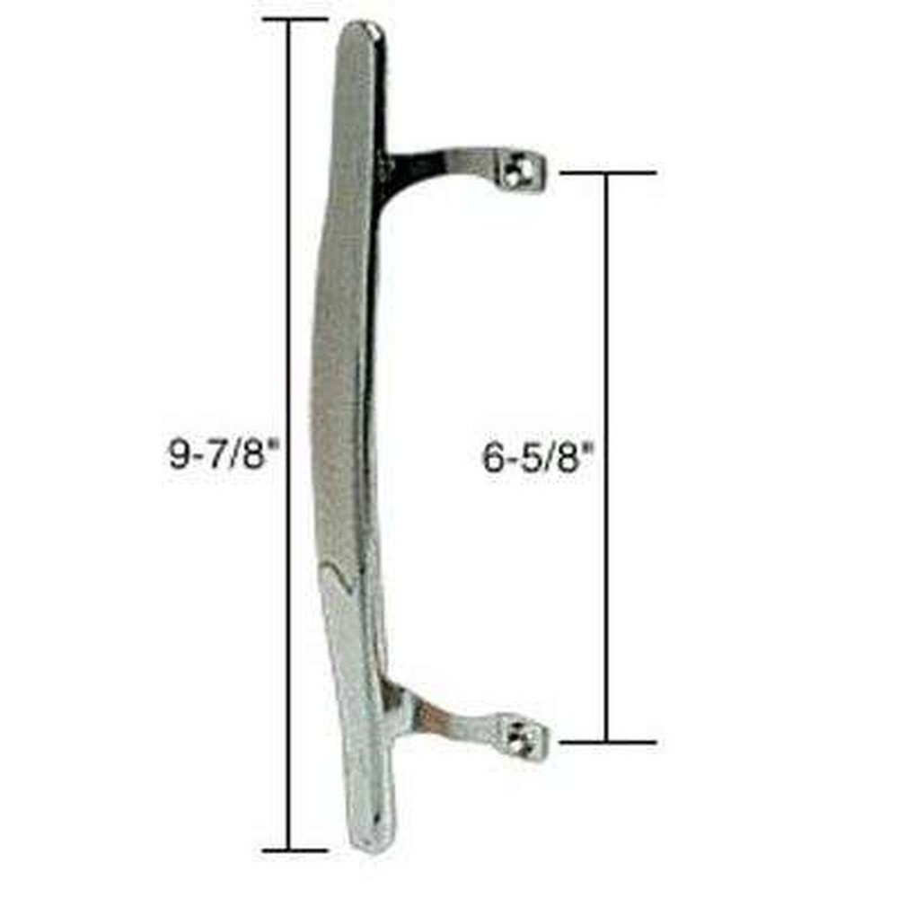 Aftermarket Deluxe Inside Pull Handle Chrome Plated 6-5/8" Hole Center