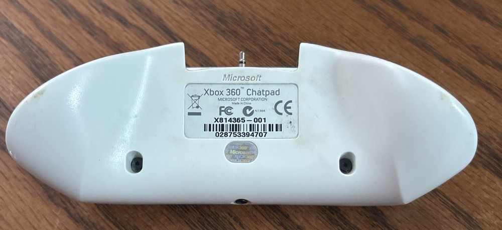 Controller Chatpad Keypad White for Xbox 360 (Microsoft Official)