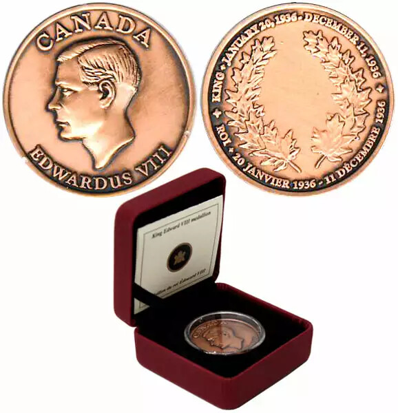 1936 King Edward VIII Medallion