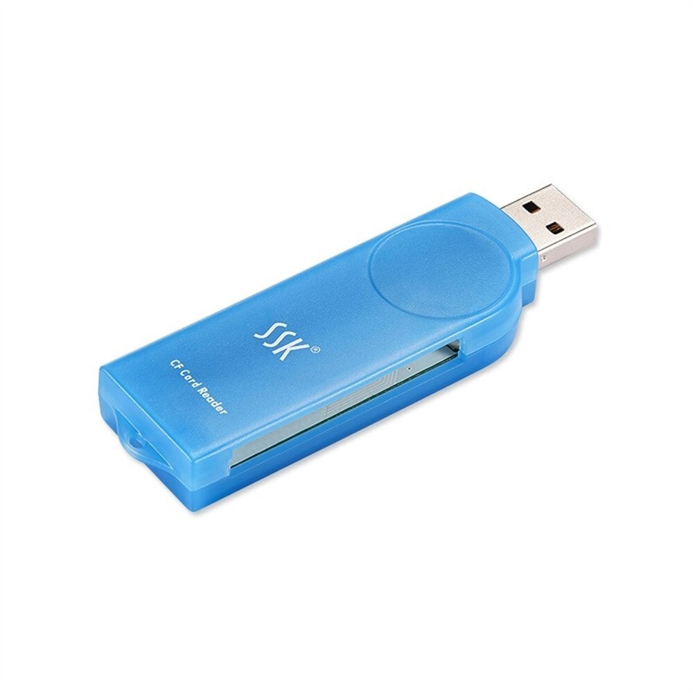 64MB CF Memory Card Compact Flash Card + CF-PCMCIA Adapter + SSK USB2.0 Reader