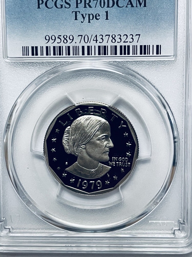 1979-S Susan B. Anthony Dollar PCGS PR70DCAM Type 1