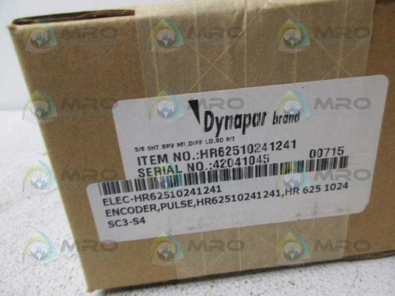DYNAPAR HR62510241241 ENCODER NSFS