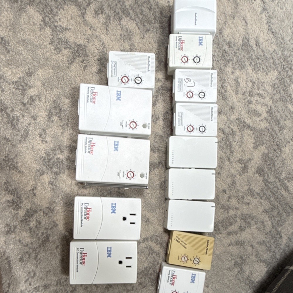 Insteon and X10 hub, light and appliance modules