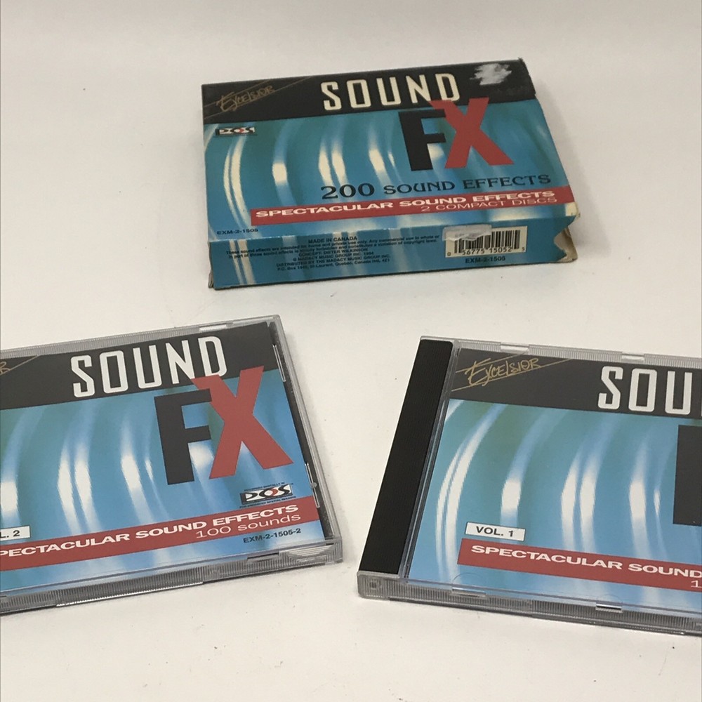 Excelsior - Sound FX CD Total 200 Sounds Effects