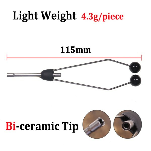UKAS Essentials Dual Ceramic Lightweight Fly Tying Bobbin Holder 2 Pack