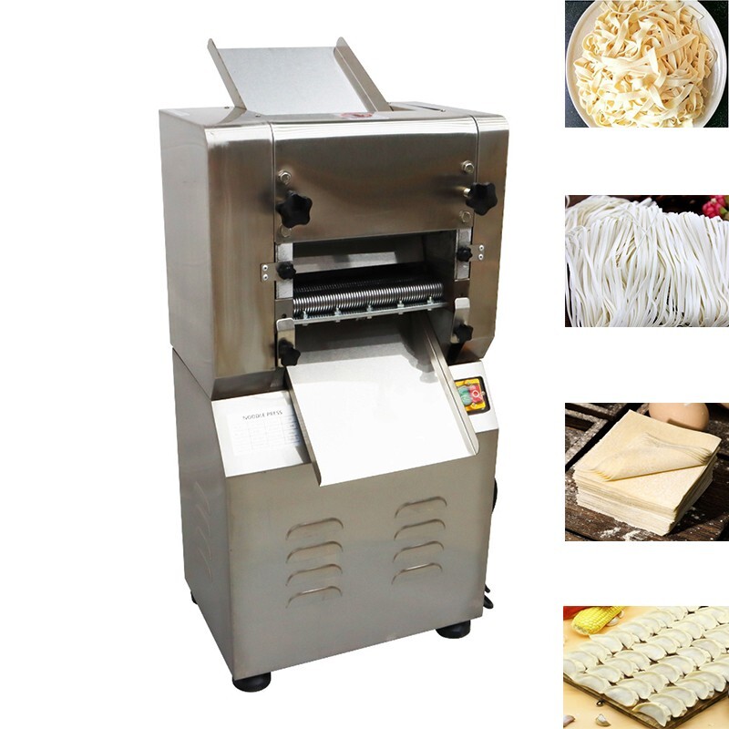 Electric Dough Roller Sheet Maker 110V Dumplings Noddoles Making Machine 1 &2mm