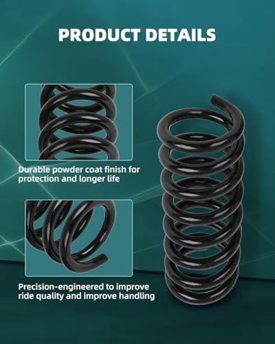 2PCS Front Suspension Coil Spring Set Compatible with 1999-2006 for Chevy