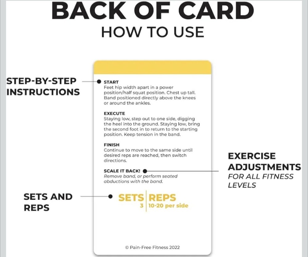 Exercise Flash Cards - Workout Cards Deck - Exercise Cards for Home Workouts...