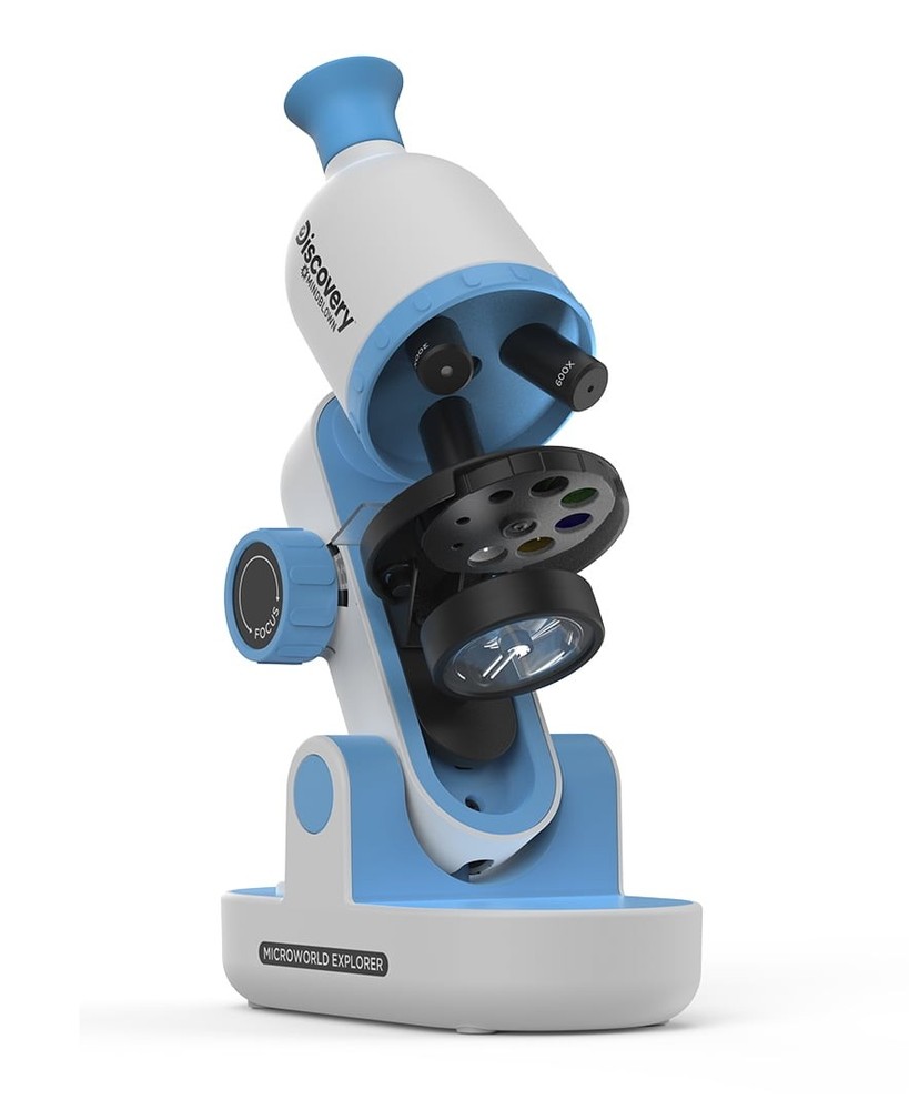 Discovery #MINDBLOWN 1200X, 600X, 300X Microscope, 41-Piece Experiment Lab Set