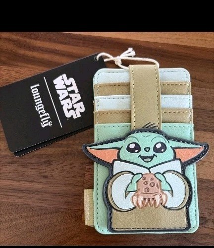 Loungefly Star Wars Grogu and Crabbies Cardholder Wallet Disney NEW