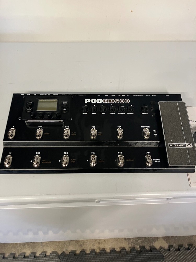 Line 6 Pod HD500 Multi-Effects Guitar Processor Pedal W/Manual
