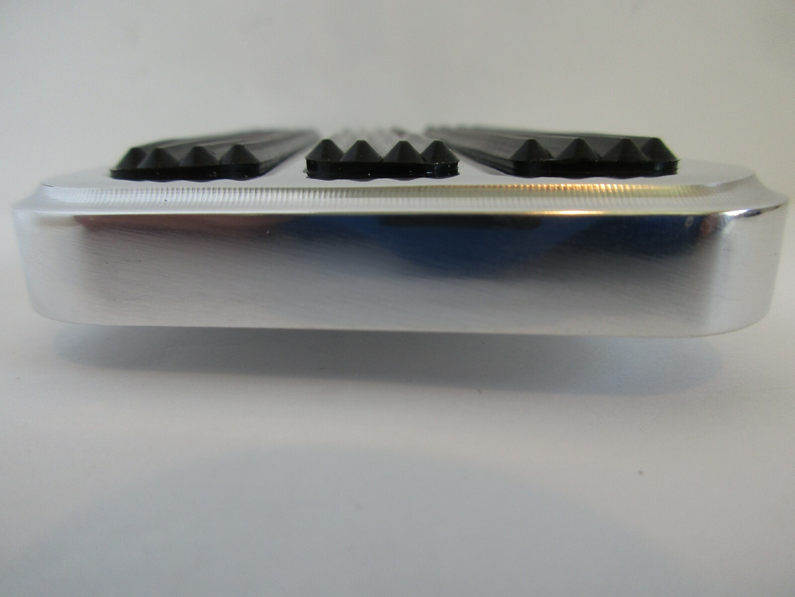 POLISHED BILLET ALUMINUM BRAKE PEDAL PAD RECTANGLE CHEVY FORD HOT ROD #8500POL