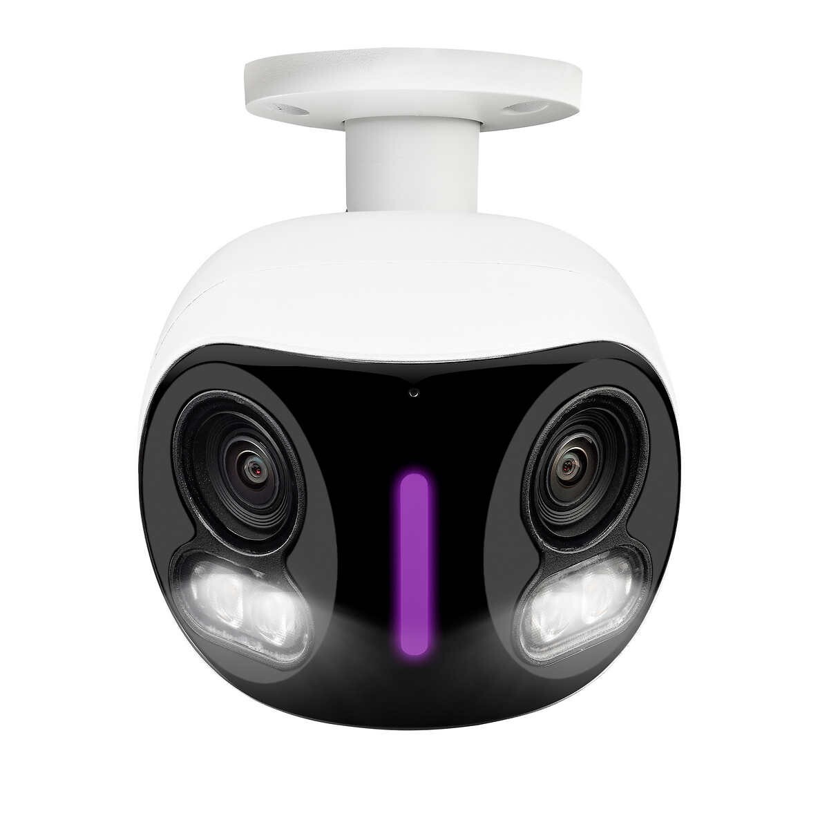 Lorex H20 4K Wired Dual Lens IP Camera Smart Security Lighting Motion Detection