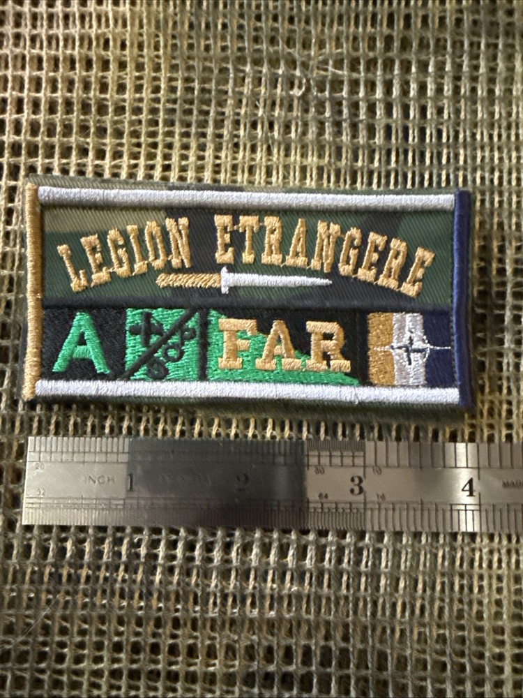 French Foreign Legion Legion Etrangere FAR Patch Camo Background