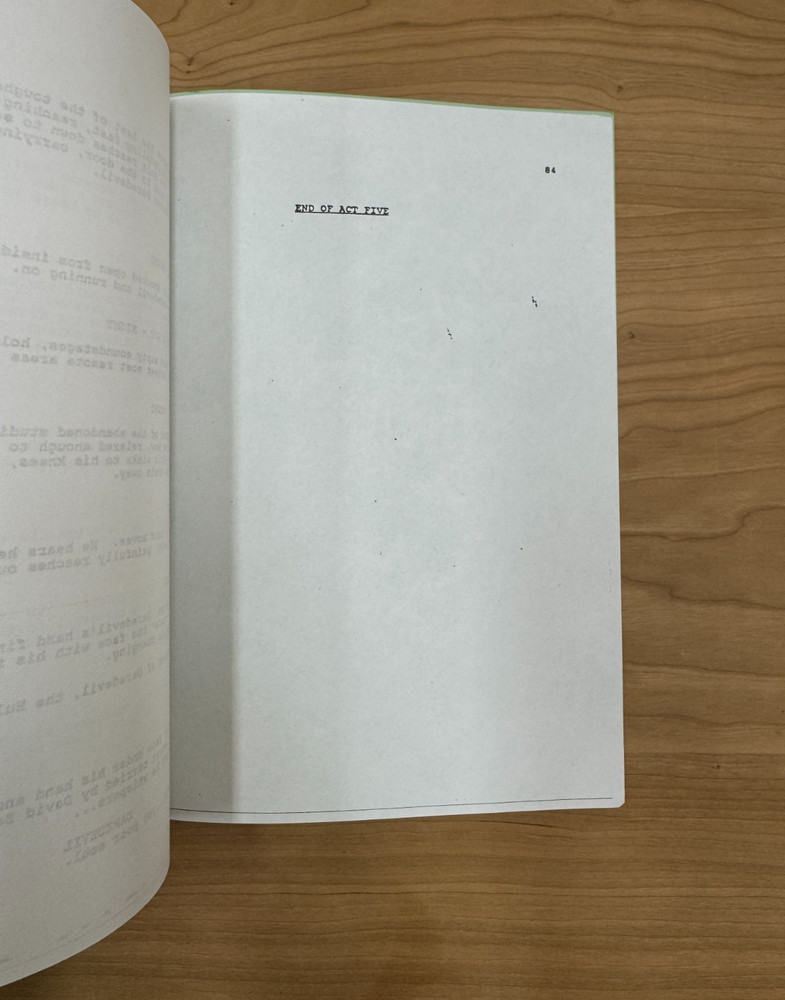 THE INCREDIBLE HULK - TV Movie Script 1989 Second Draft Daredevil