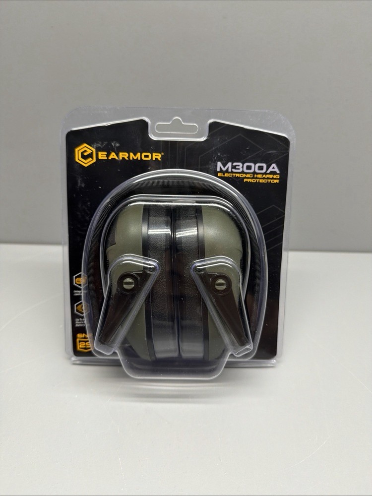 EARMOR M300A Electronic Hearing Protector - Foliage Green - Tactical Shooting