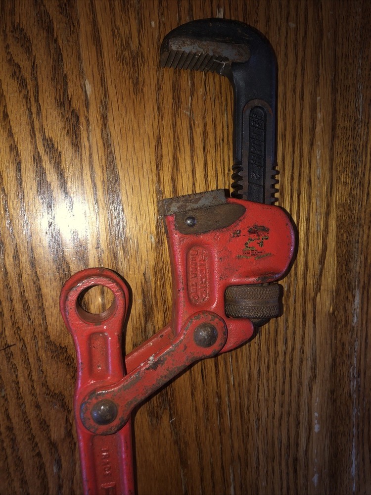 Ridged Compound Leverage Pipe Wrench