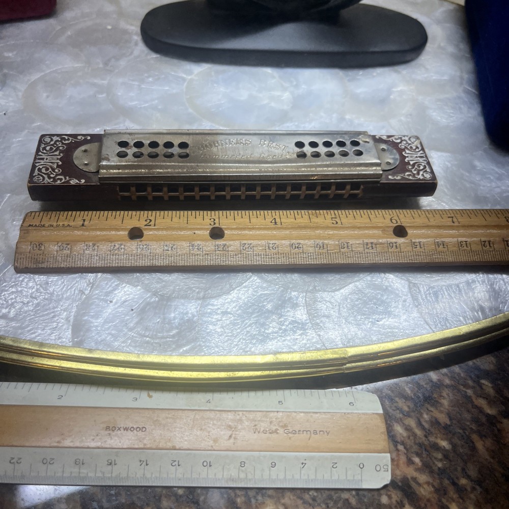 M Hohner's Best German Made Double Sided Harmonica Hammered Reeds