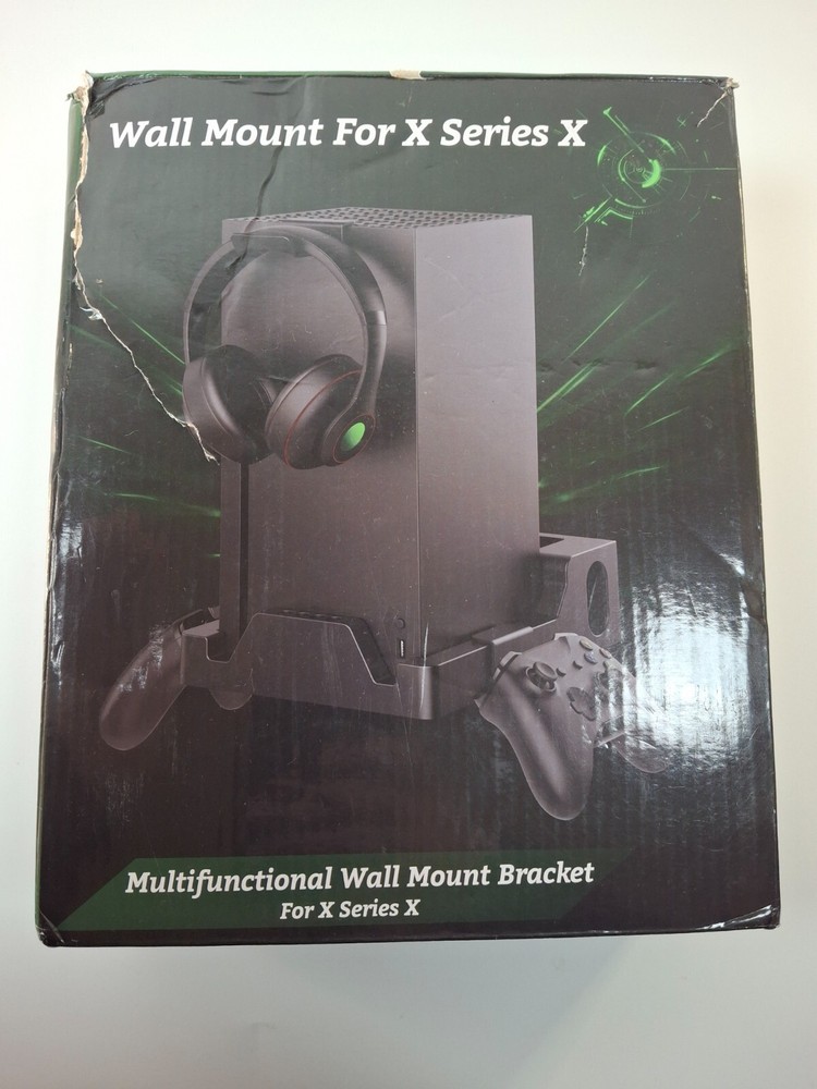 Wall Mount For Xbox Series X 4 In 1 Wall Mount Kit W/ Controller Holders