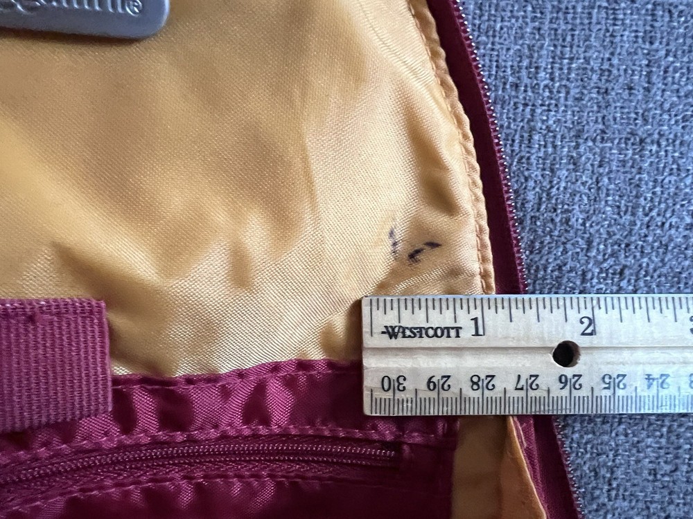 Baggallini Metro Convertible Backpack Nylon Rusty Red. Clean Inside/out