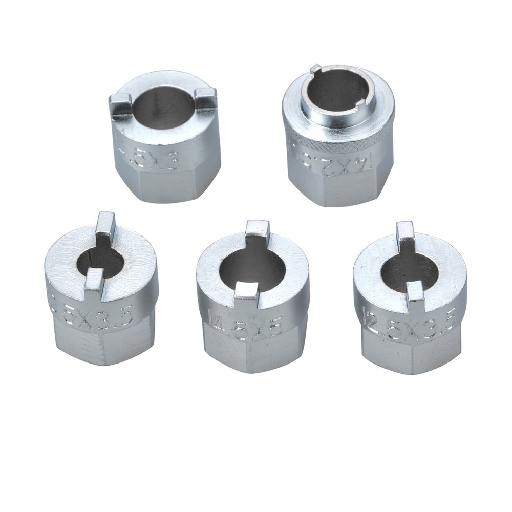 Socket Insert Tool Socket Set for Strut Slotted Nut Shock Absorber 5 Pieces
