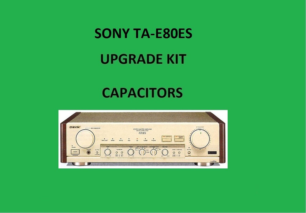 Stereo Preamplifier SONY TA-E80ES Repair KIT - all capacitors