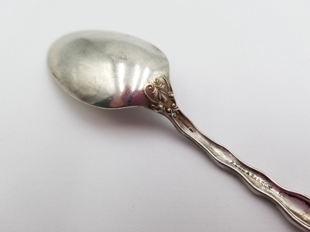 1894 Reed & Barton Silverplate Teaspoon - Rex Pattern ~ oA1-3b