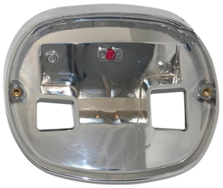 Custom Dynamics TL-BASEPLATE-C Taillight Base Plates - Chrome