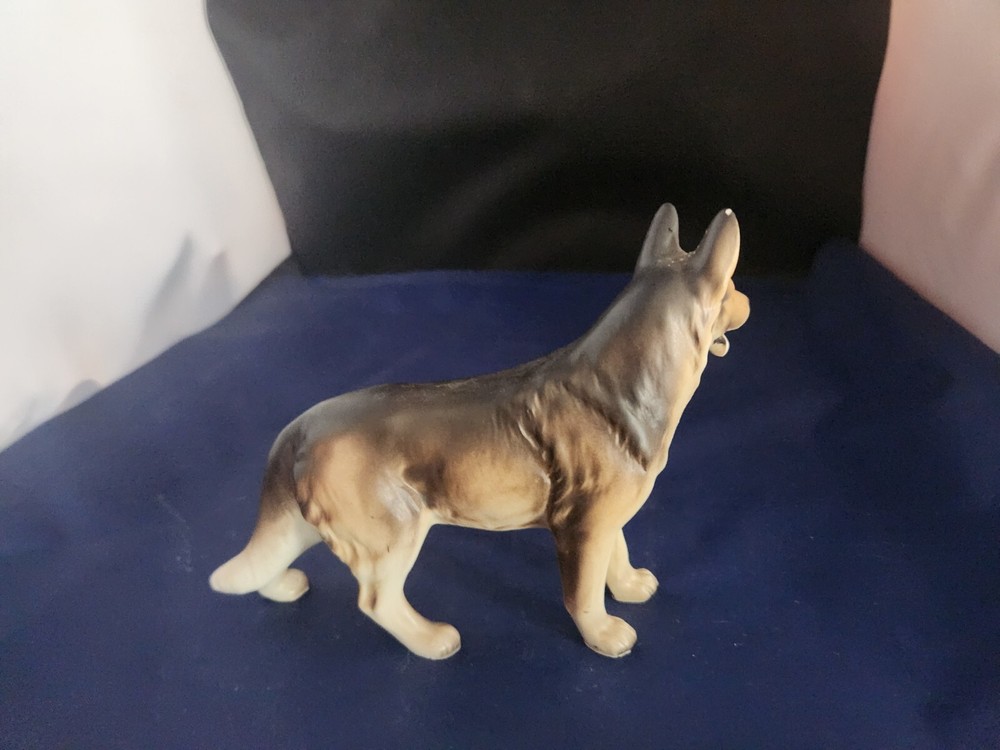 Vintage German Shepherd Figurine
