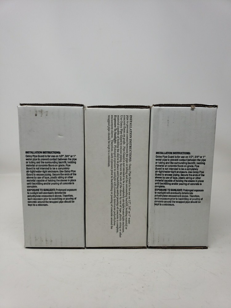 Oatey No. 38708 200ft Pipe Guard 3 Boxes