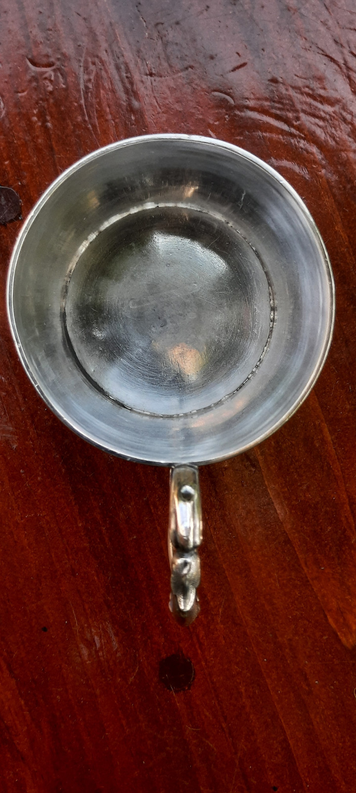 Pure Silver Coin Tift & Whiting Small Beaded Cup 69 grams, no Mono