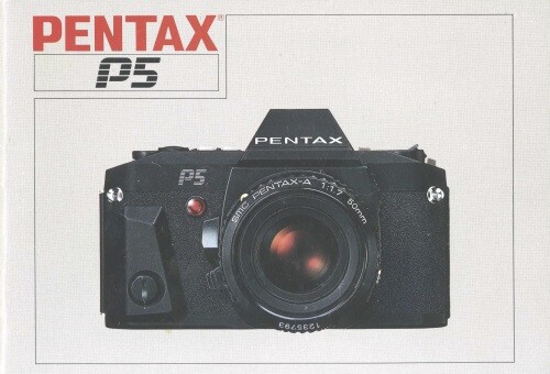 Pentax P5 Instruction Manual 1986