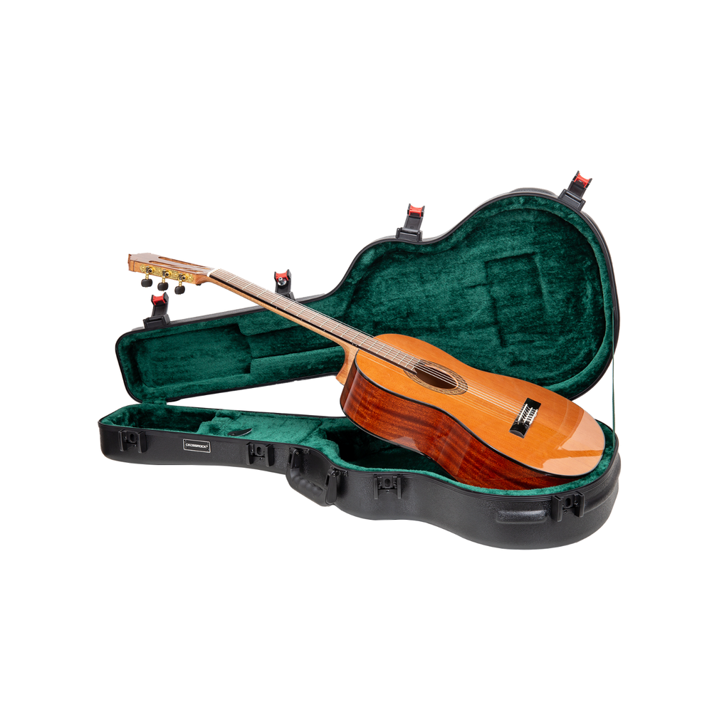 Crossrock Scratch-resistant Case for 4/4 Classical Nylon String Acoustic Guitars