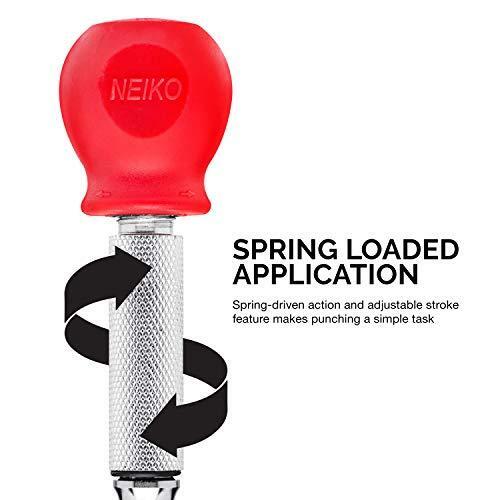Neiko 02638A 5" Automatic Center Hole Punch | Adjustable Impact